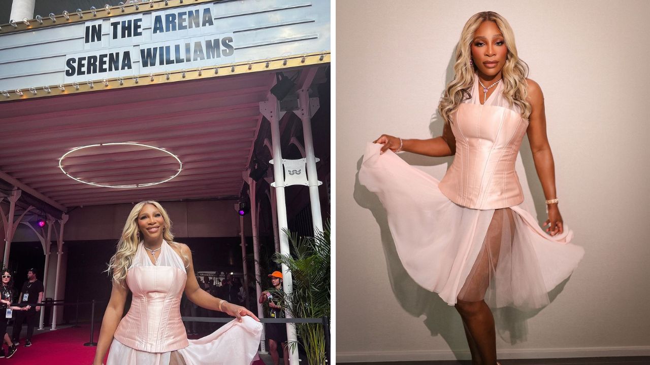 Serena Williams’ at Tribeca Film Festival in a Blush Dolce & Gabbana Dress – Fashion Bomb Daily