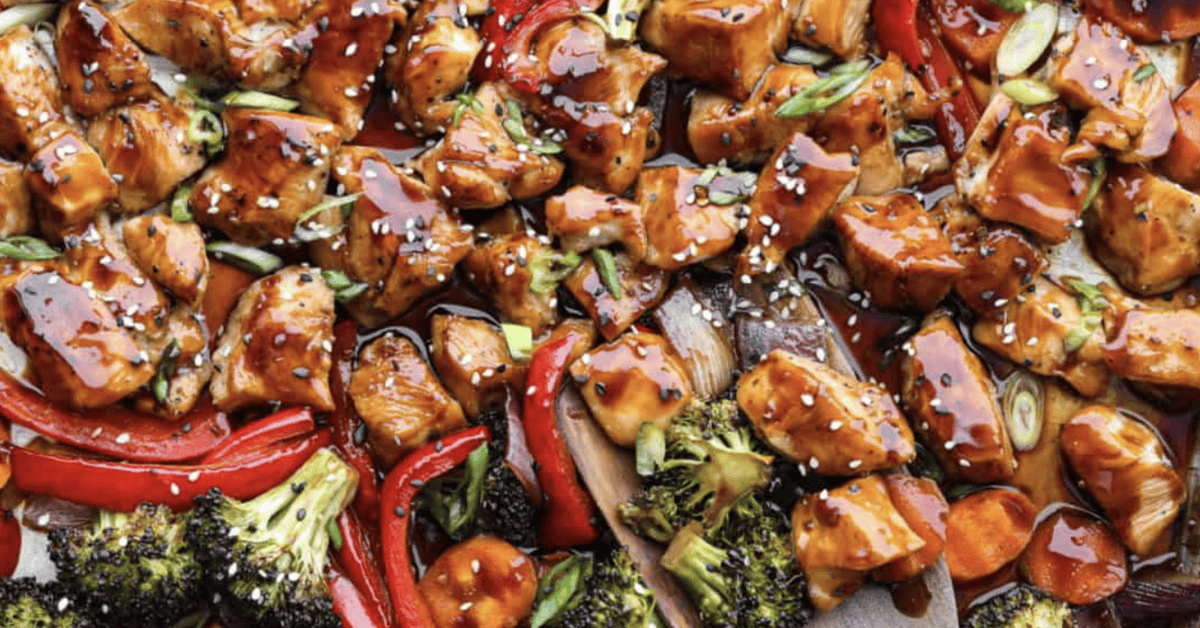 Sheet Pan Teriyaki Chicken With Vegetables