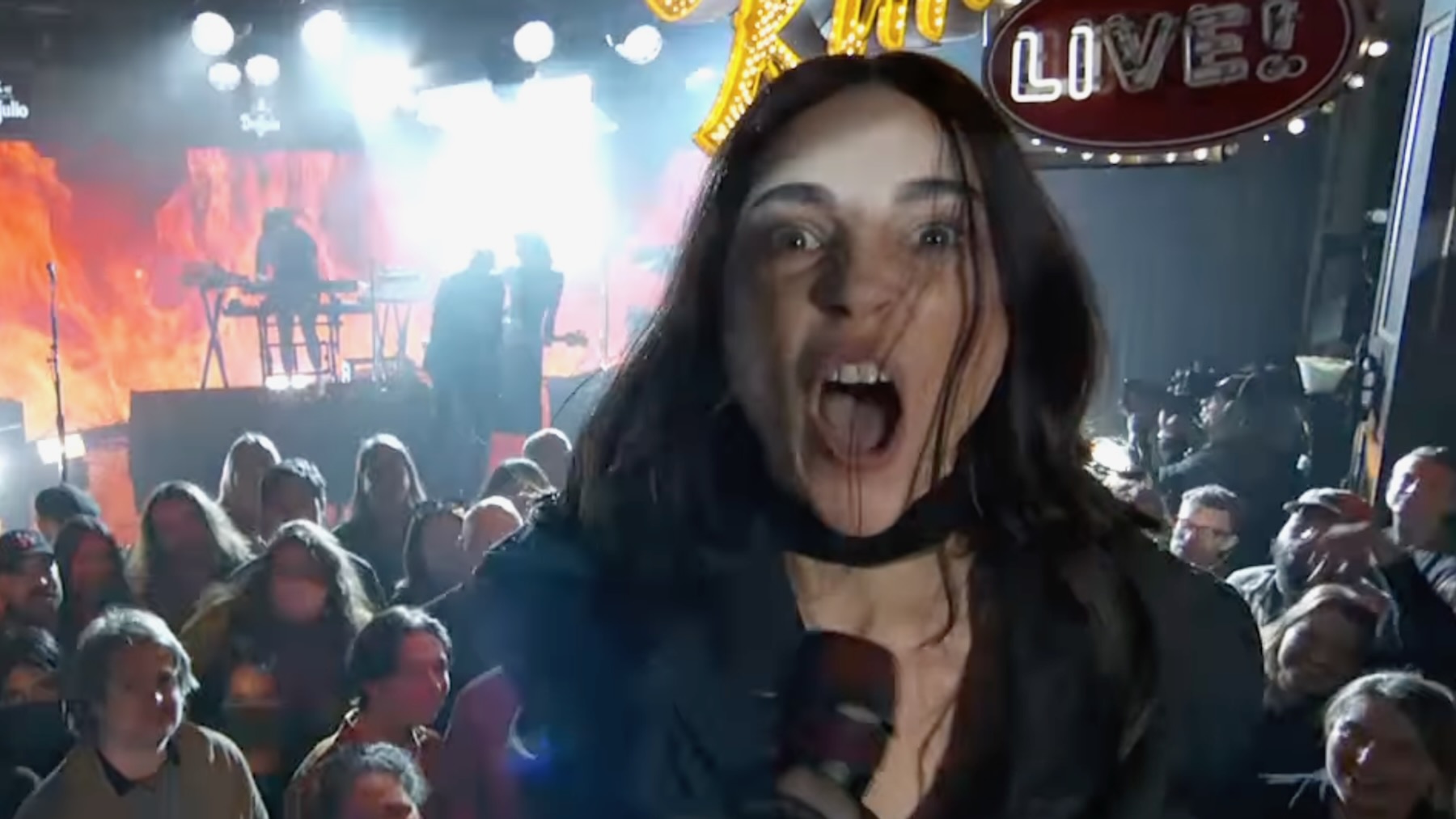 St. Vincent Moshes in the Pit for “Broken Man” Performance on Kimmel: Watch