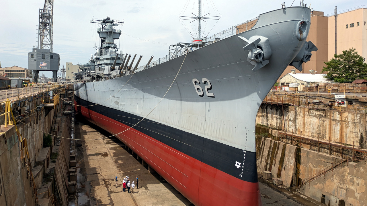 Taking A Look Underneath The Battleship New Jersey