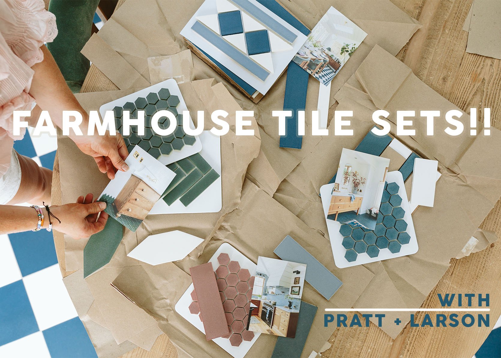 The Farmhouse Tile From Pratt + Larson Is Now Easy To Get For Your Home (We’ve Got Custom Sample Sets!)