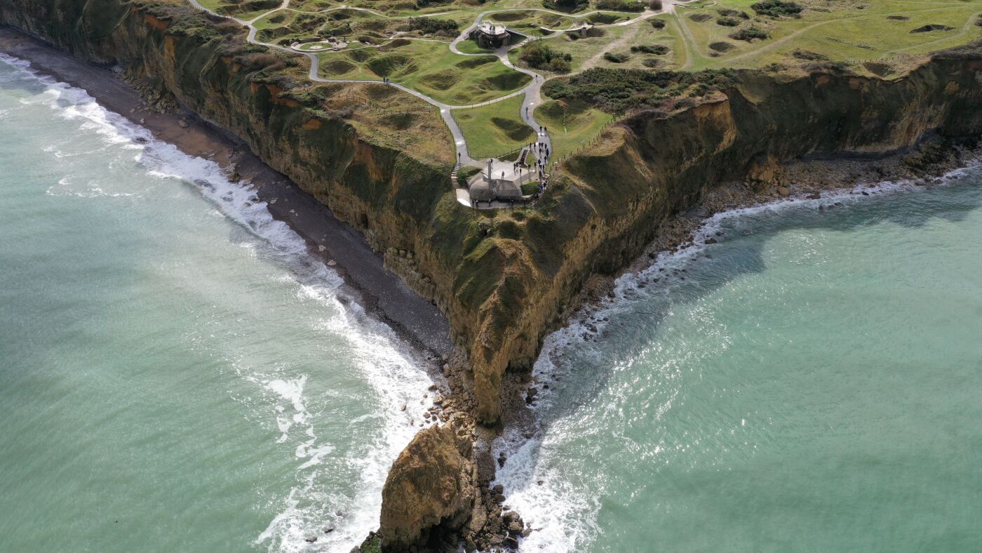 The history of Pointe du Hoc, site of Biden’s D-Day speech : NPR