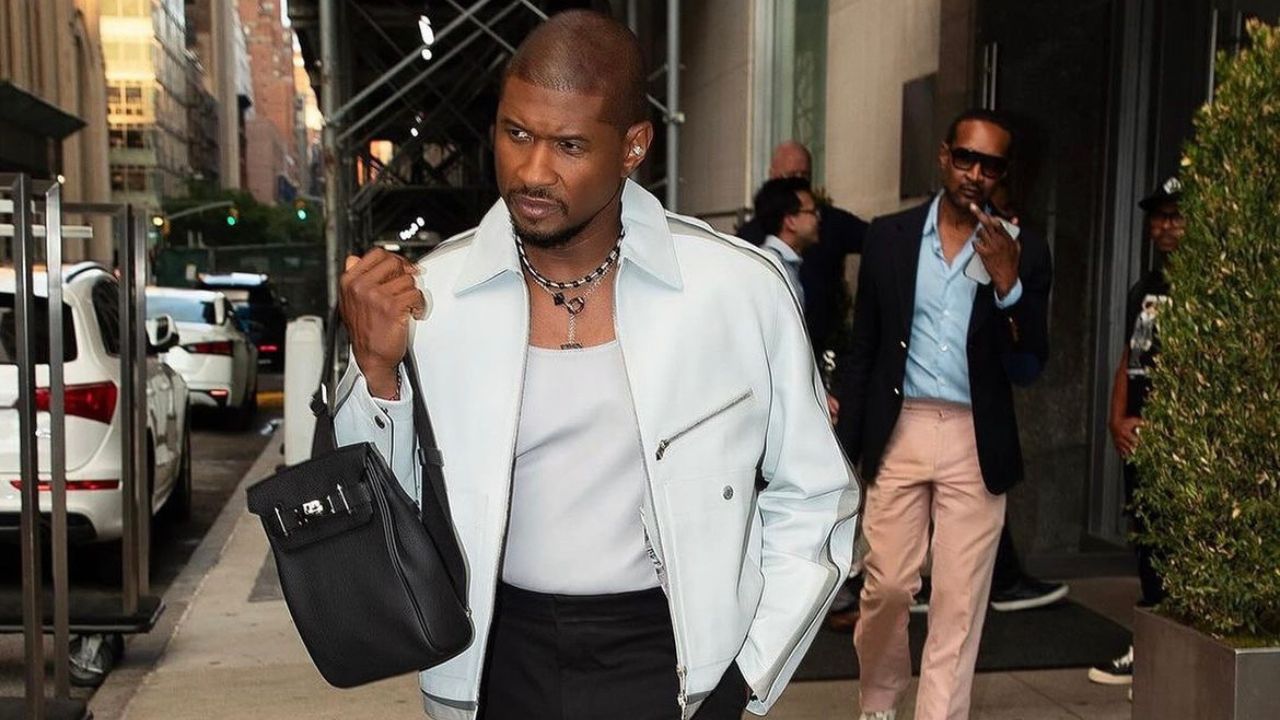 Usher Wore a Full Hermes Look to the Brand’s Women’s Fall 2024 Runway Show – Fashion Bomb Daily