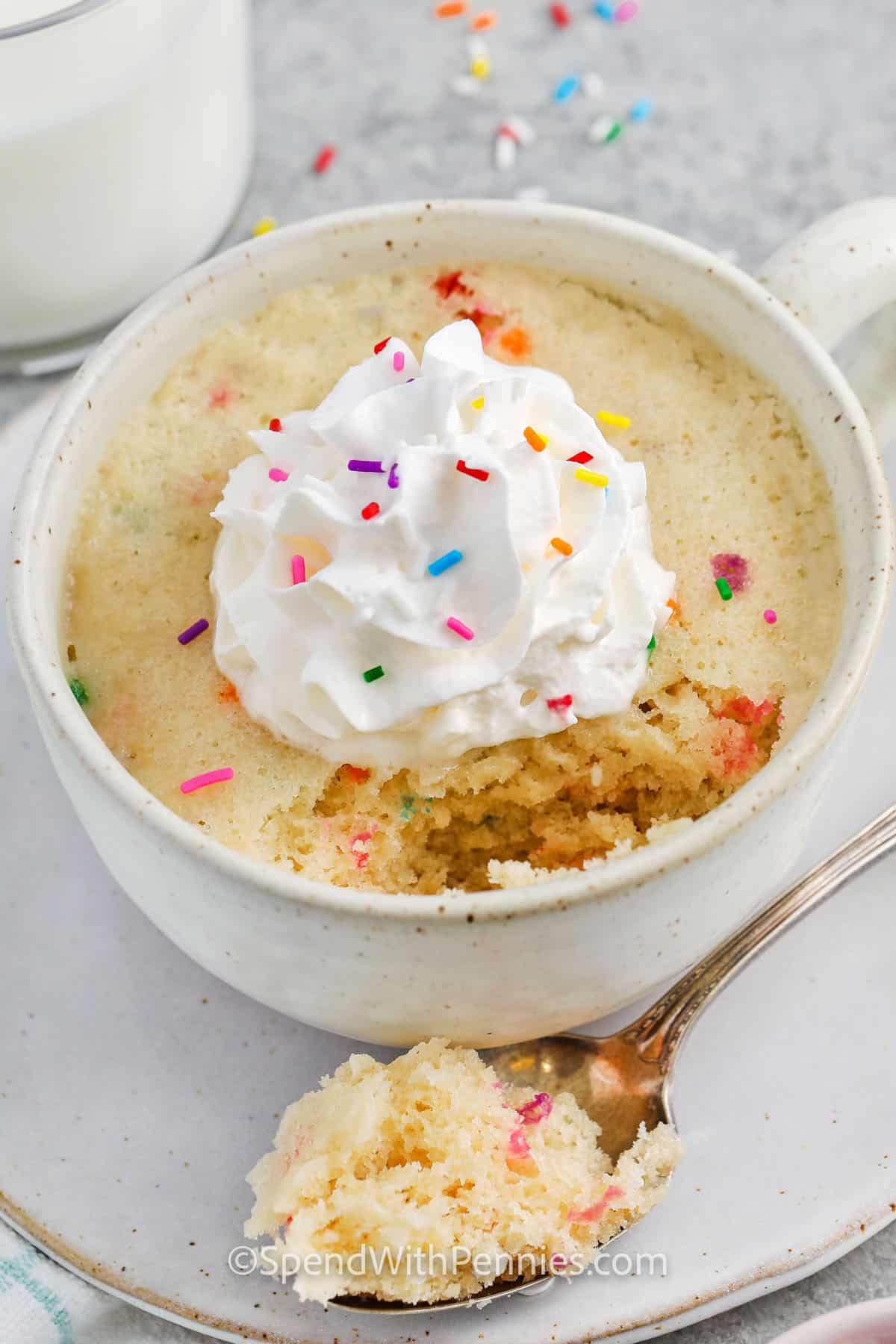 Vanilla Mug Cake – Spend With Pennies