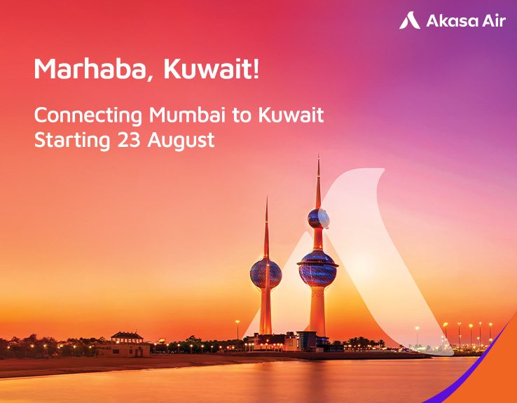 Akasa Air announces Kuwait as its fifth international destination from 23rd August