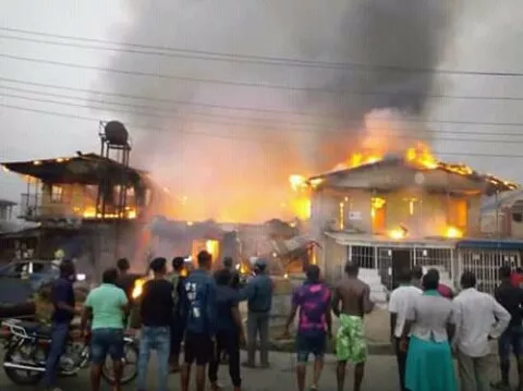 BREAKING: Tension As Thugs Set PDP Chieftain’s House On Fire In Delta – TheNGblog