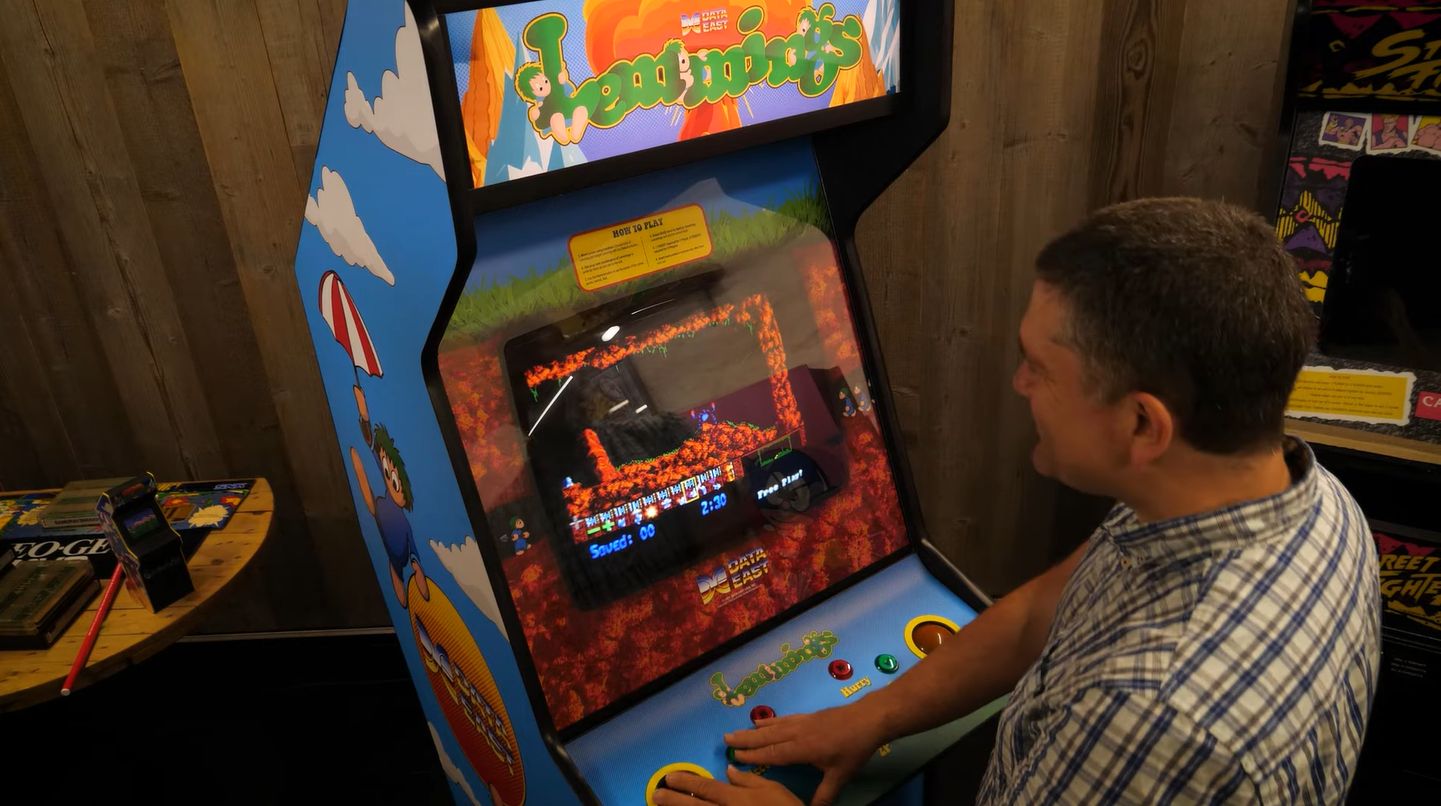 Building The Unreleased Lemmings Arcade Cabinet From 1991