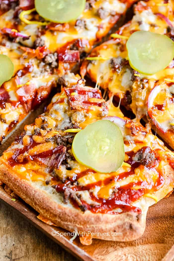 Cheeseburger Pizza {A Family Favorite}