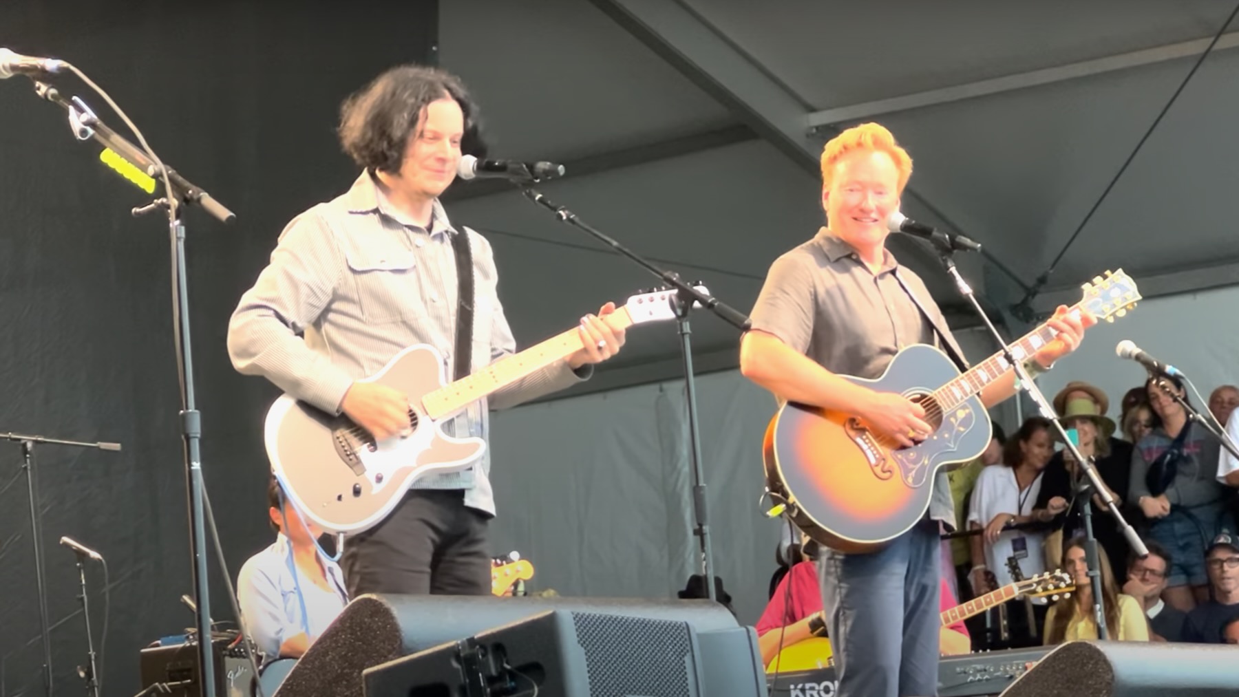 Jack White Joins Conan O’Brien to Play We’re Going to Be Friends” at Newport Folk Fest: Watch