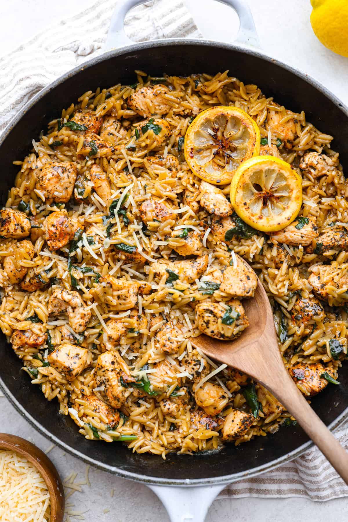 One-Pan Lemon Chicken Orzo | The Recipe Critic