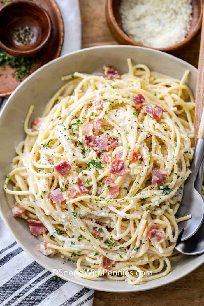 Spaghetti Carbonara – Spend With Pennies