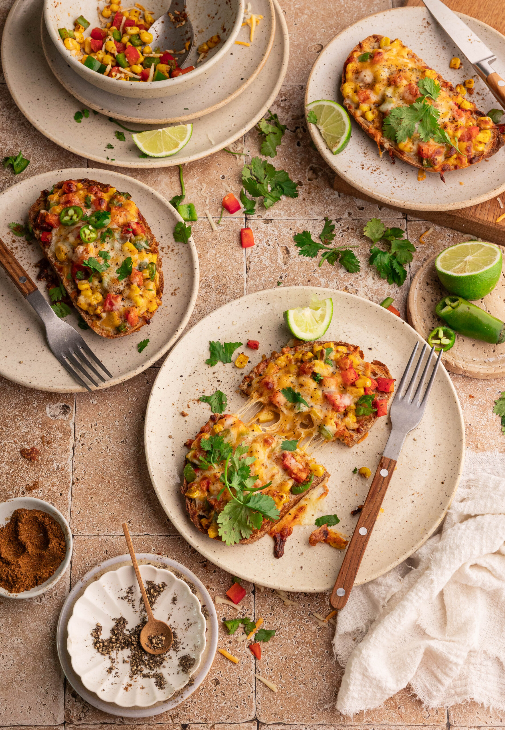 This Spicy Masala Corn Toast Is the Ultimate Summer Snack