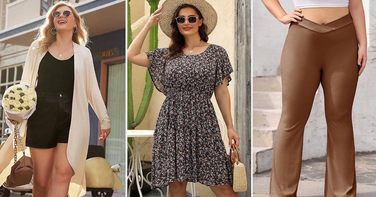 55 Comfy, Cheap Outfits For Women With Fuller Figures That Look Good On Everyone