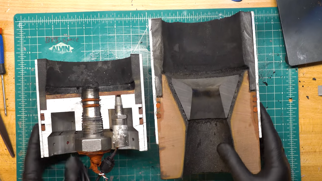 A Look Inside A DIY Rocket Motor