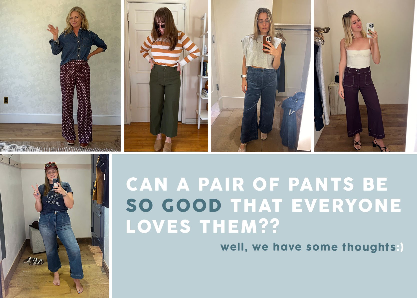 Are Anthro’s Famous Colette Pants Really As Good As People Say? 5 Unphotoshopped Women Give Their Honest Opinion