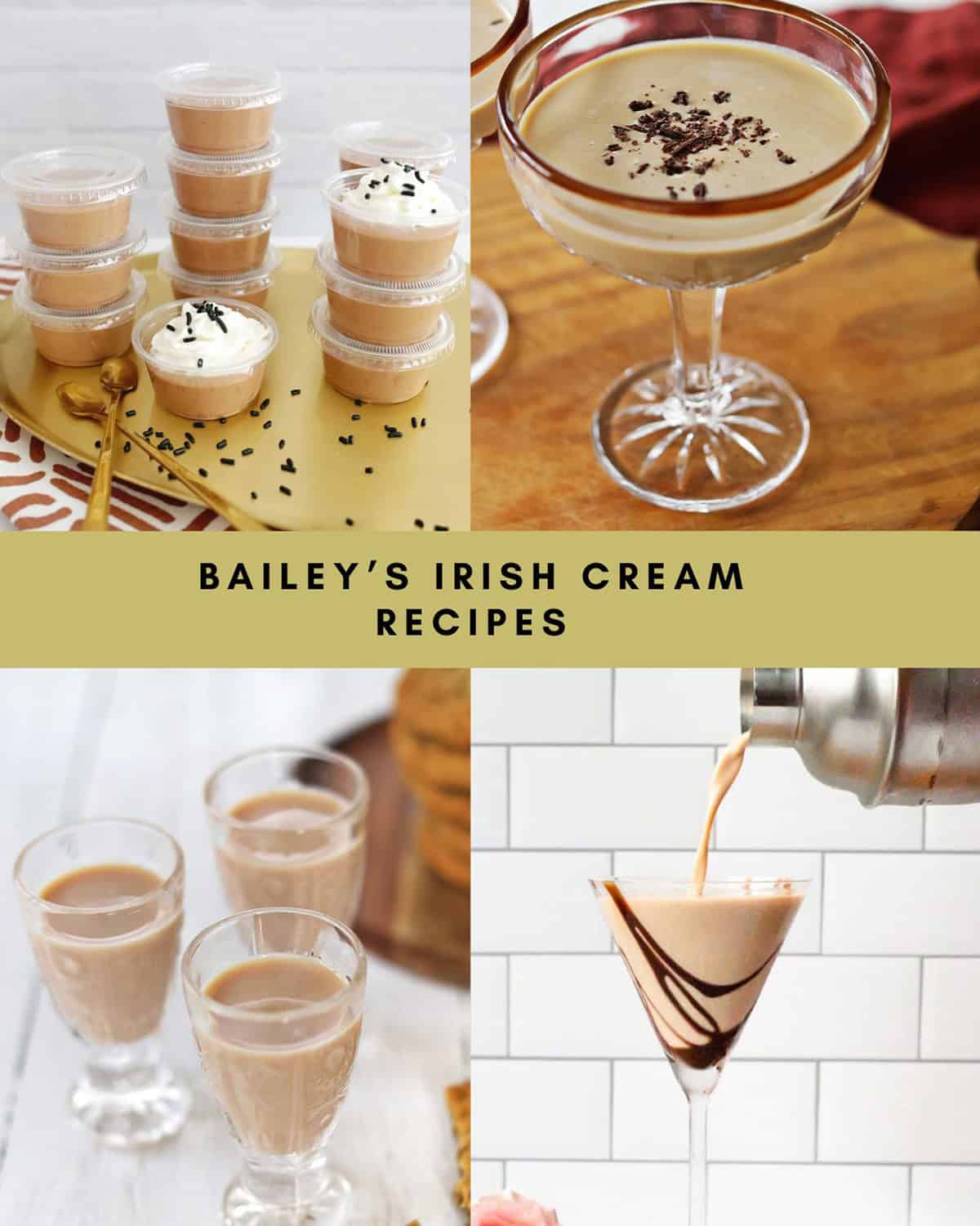 Bailey’s Irish Cream Cocktails – A Beautiful Mess