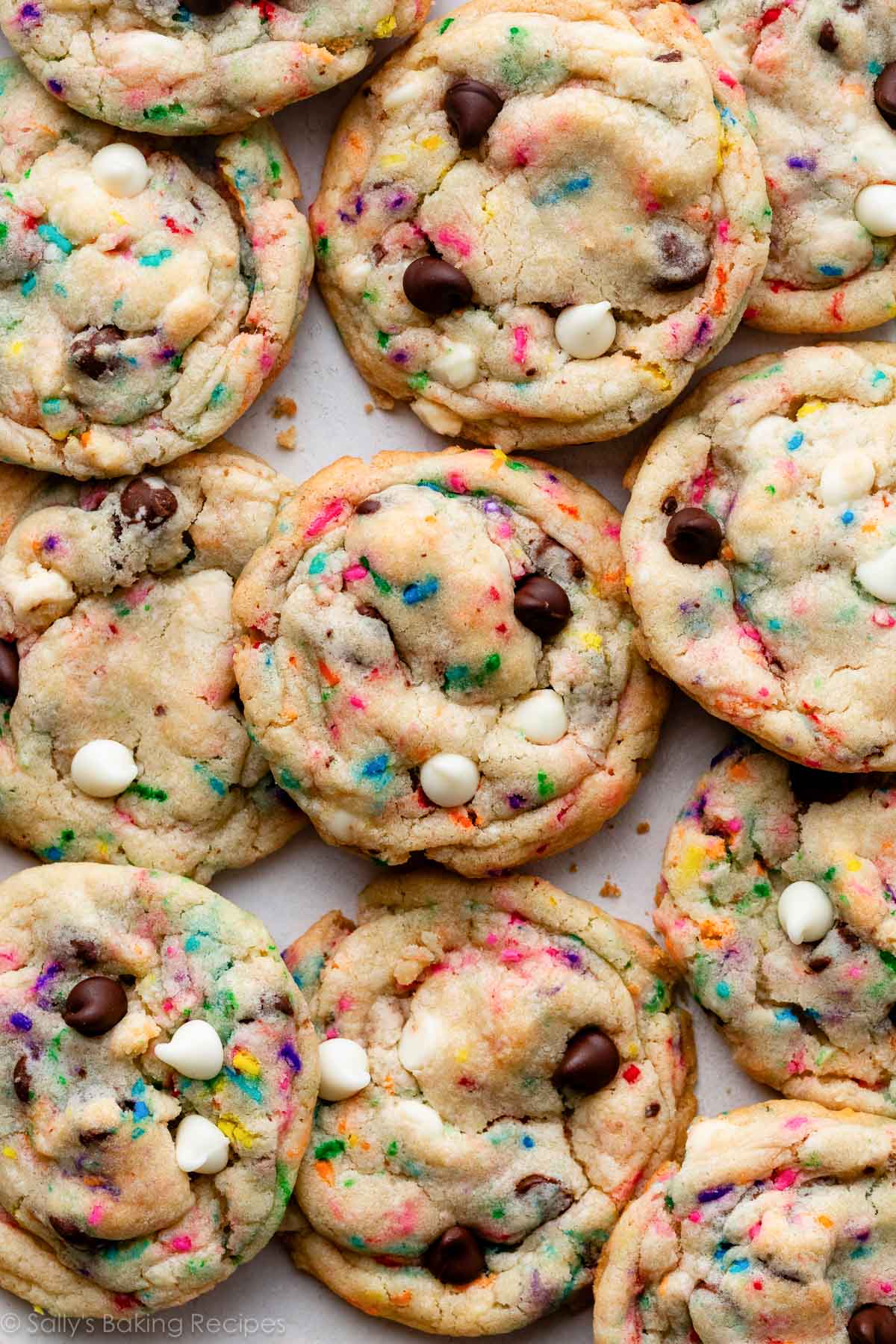 Cake Batter Chocolate Chip Cookies