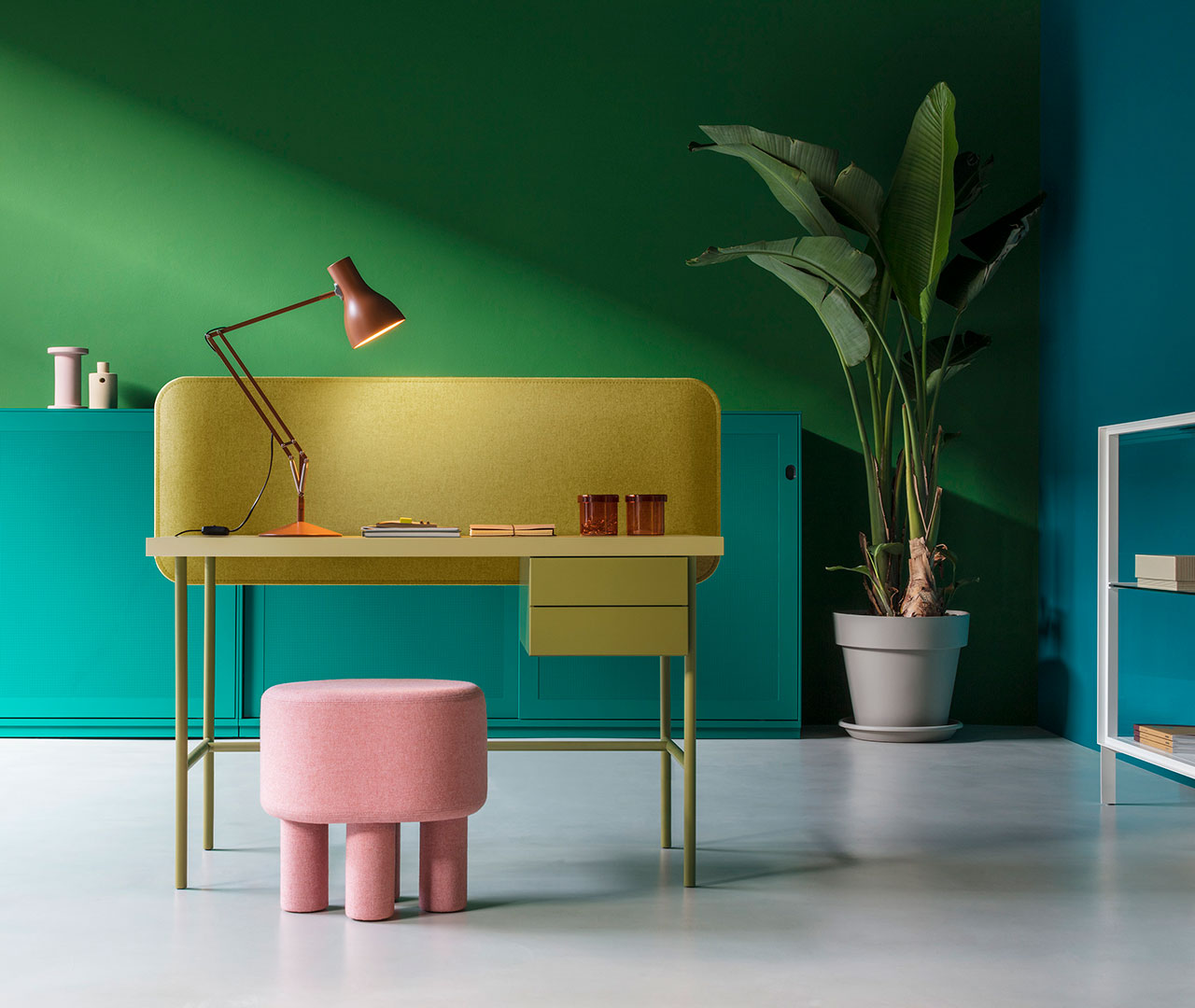 Dieffebi’s Playful Colors + Shapes Will Transform Your Home Office