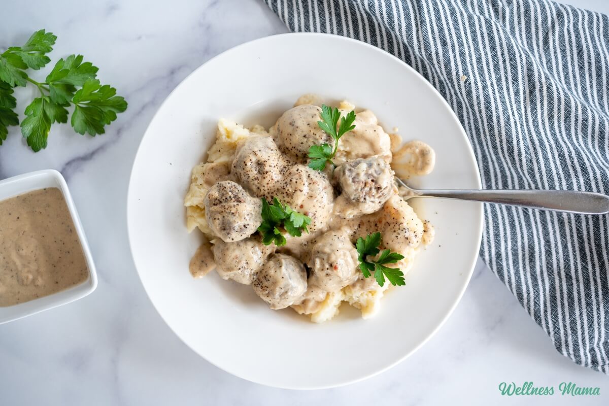 Healthy Swedish Meatballs