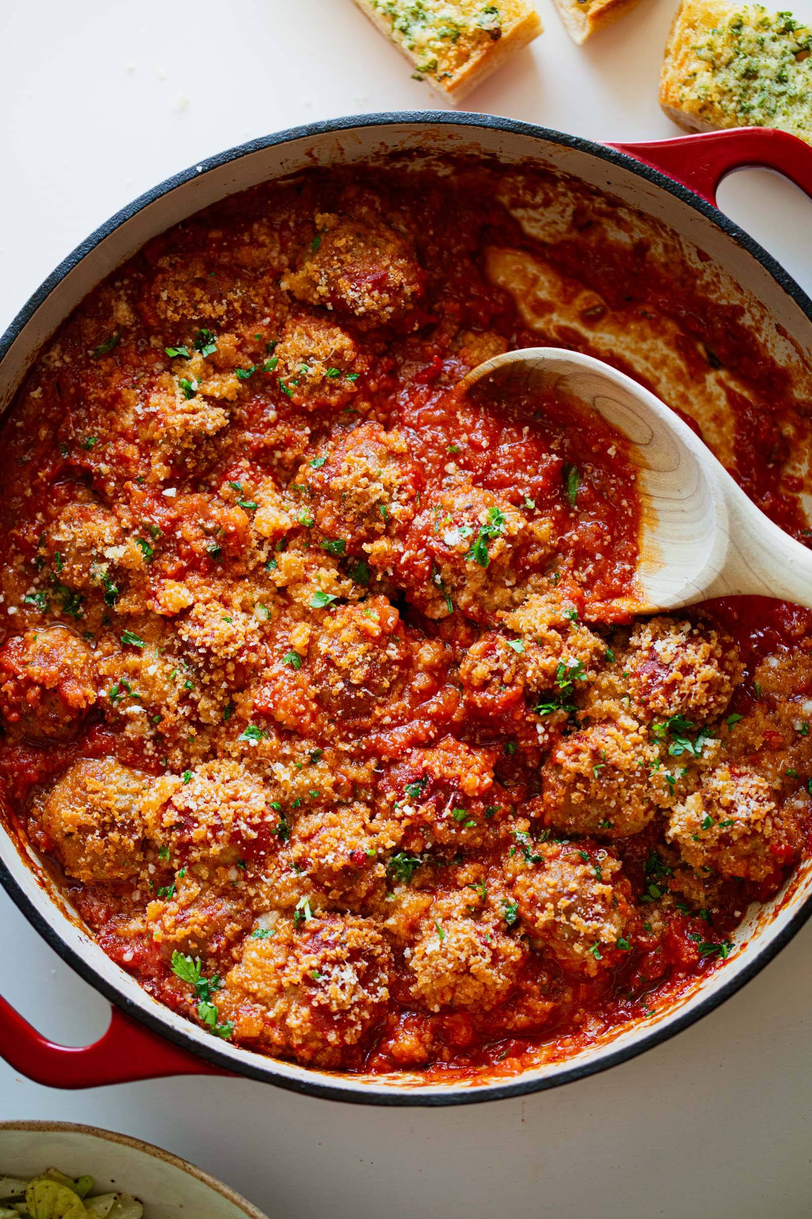 Ricotta Meatballs with the Crispy Topping Recipe