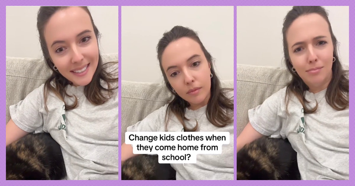 Should You Change Your Kids’ Clothes When They Get Home From School?