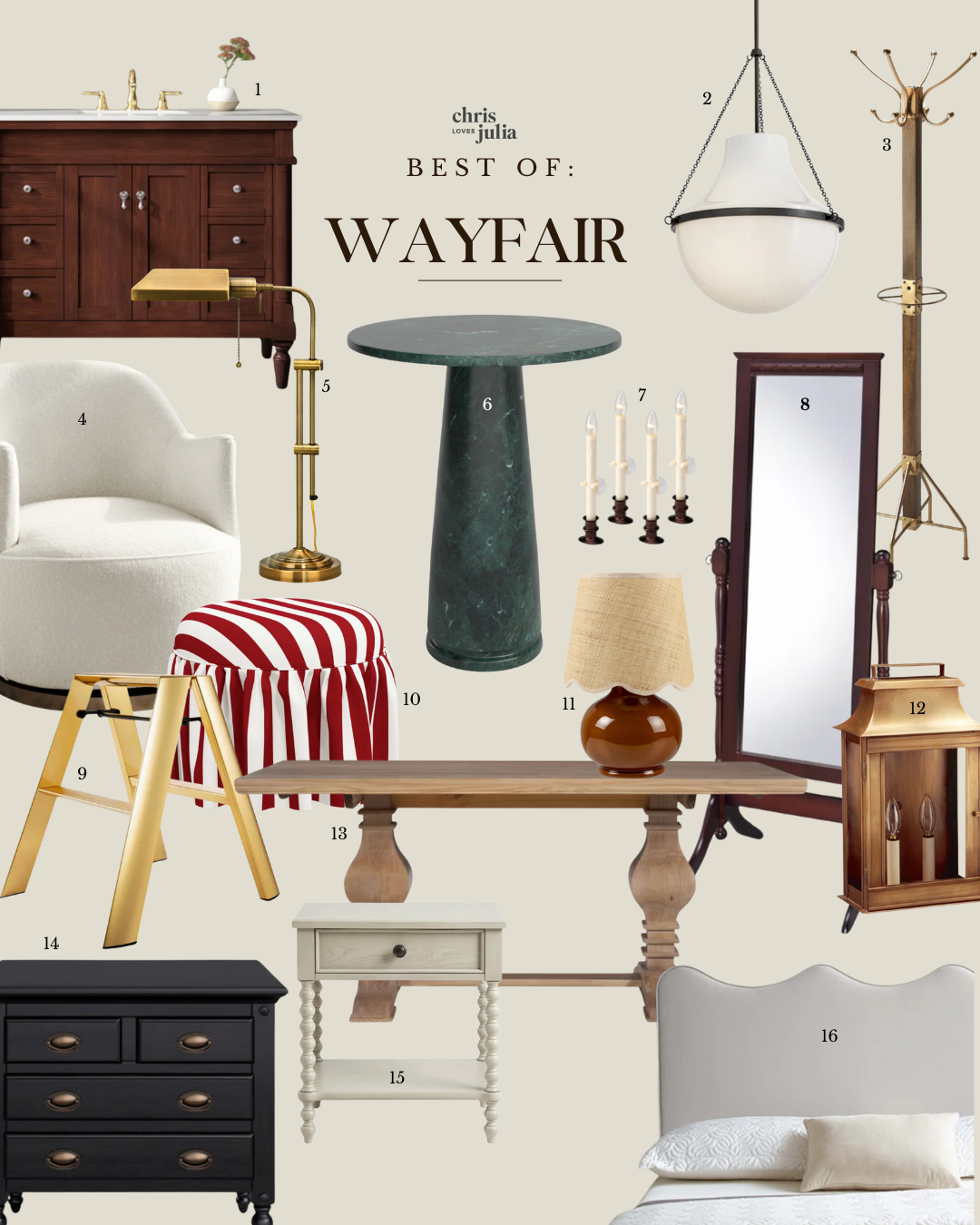 The best of Wayfair, my favorite modern traditional finds