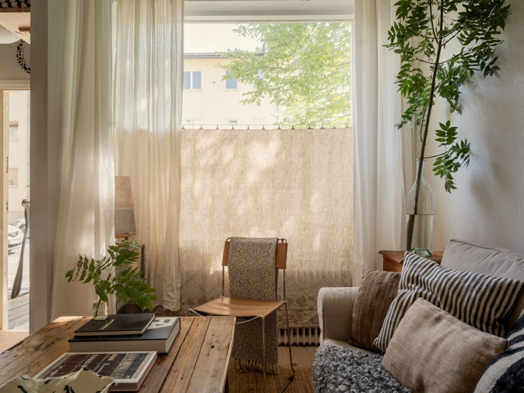 A Small Swedish Apartment with Inspiring Touches