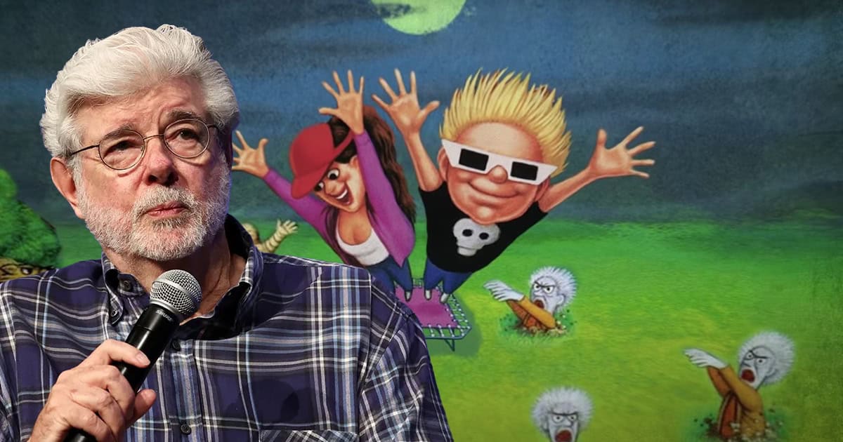 George Lucas had a secret cameo in Zombies Ate My Neighbors