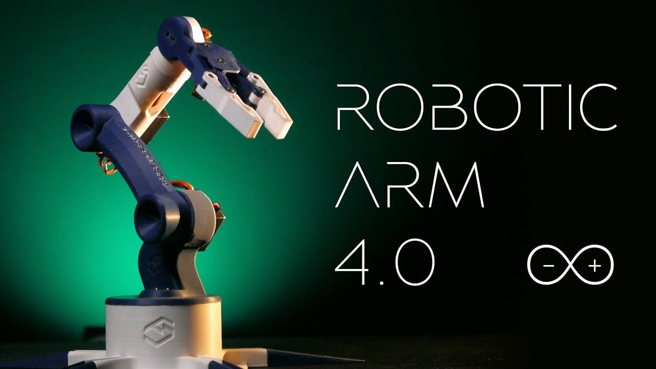 How to build a Robot Arm using 3D printed Parts and Arduino