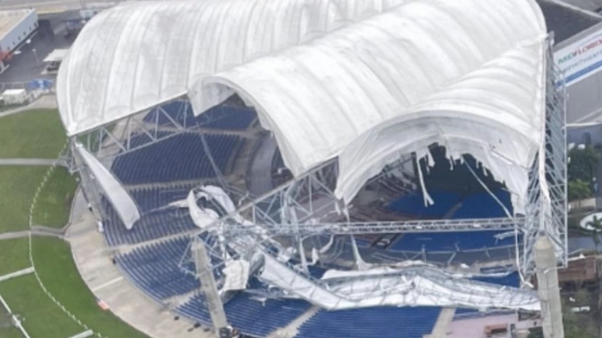 MidFlorida Credit Union Amphitheatre Wrecked by Hurricane Milton