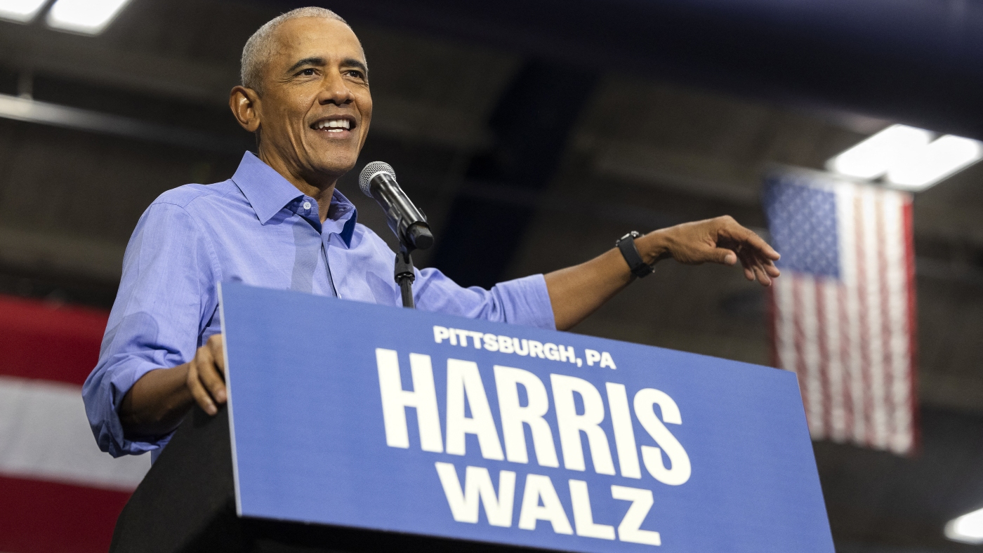 Obama, in blunt terms, tells Black men to get over their reluctance to support Harris : NPR