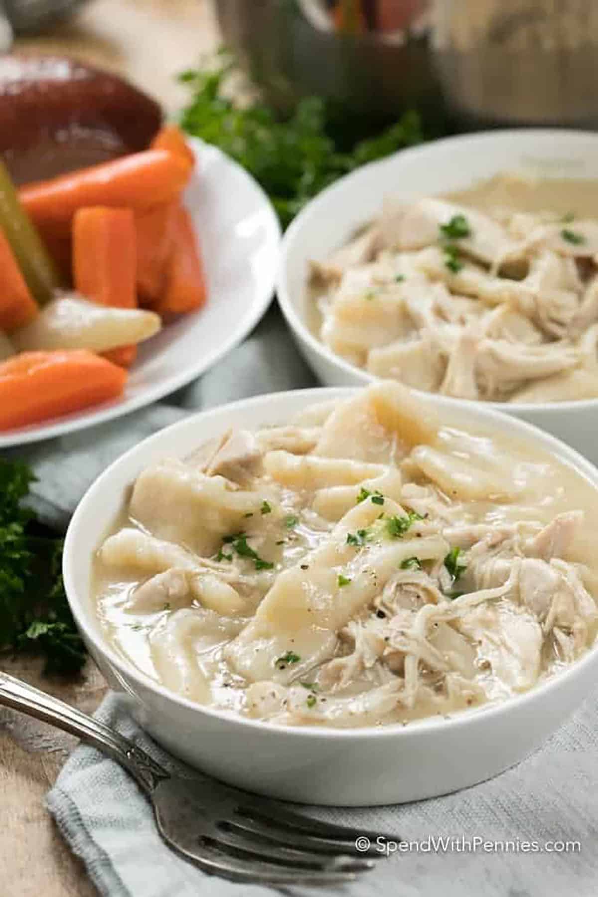 Old Fashioned Chicken and Dumplings