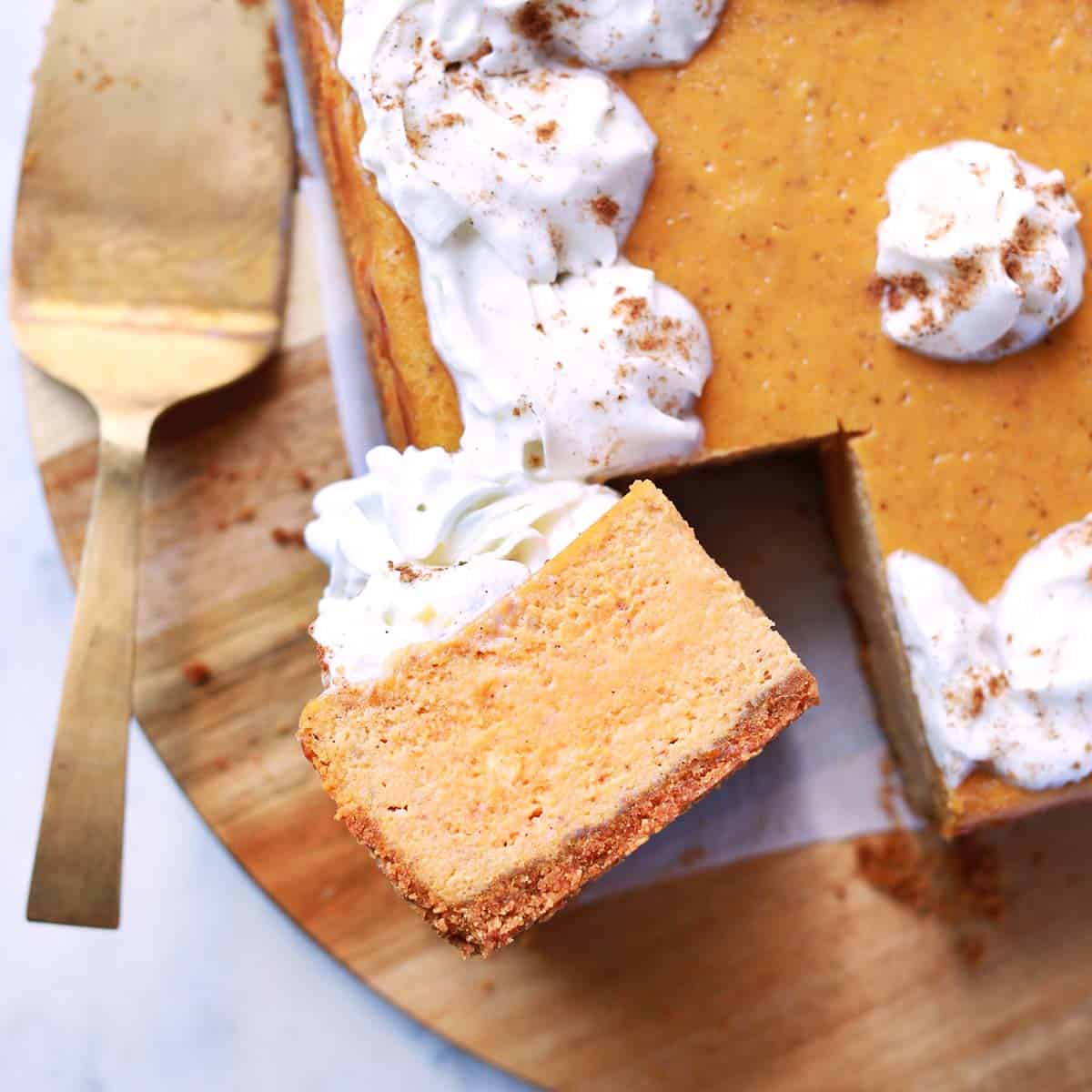 Pumpkin Cheesecake – A Beautiful Mess