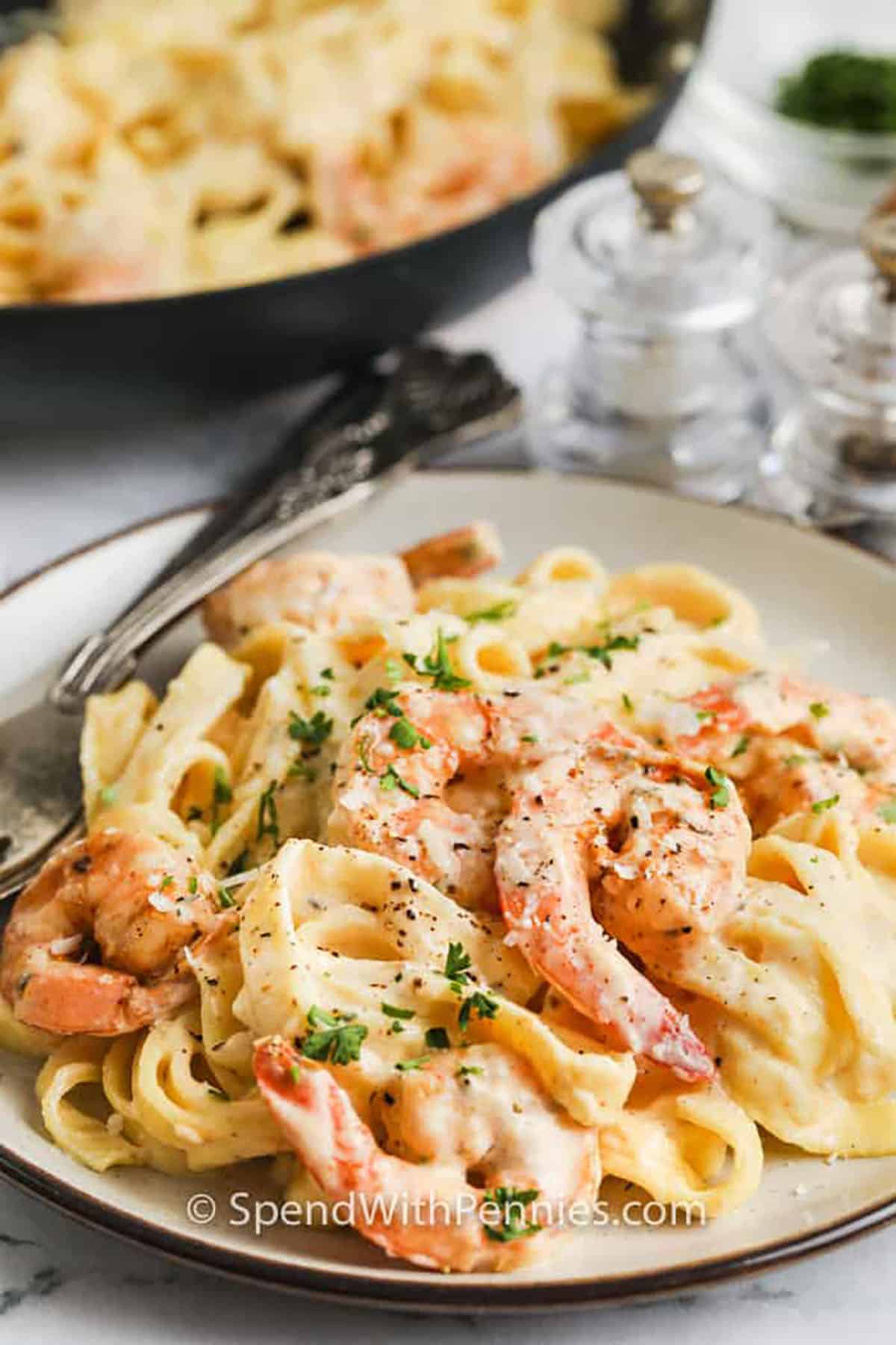 Shrimp Alfredo – Spend With Pennies