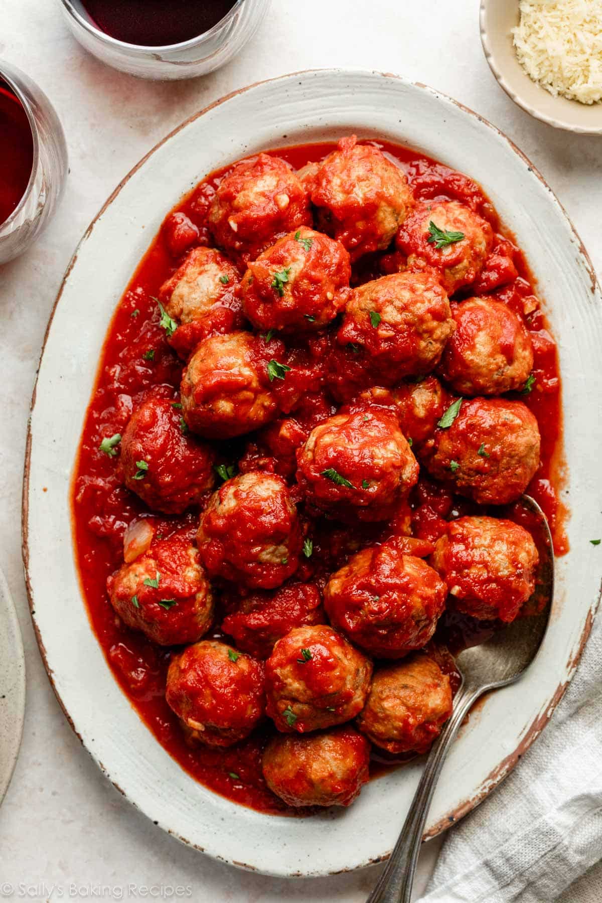 Slow Cooker Turkey Meatballs – Sally’s Baking Addiction