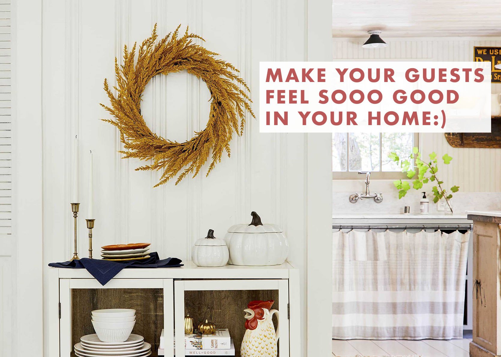 The Look for (Way) Less: Simple Upgrades To Prep Your Home For Guests This Fall